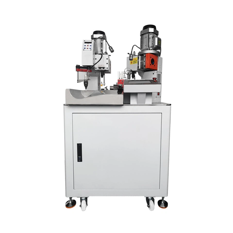 Машина за пресовање терминала са две главе